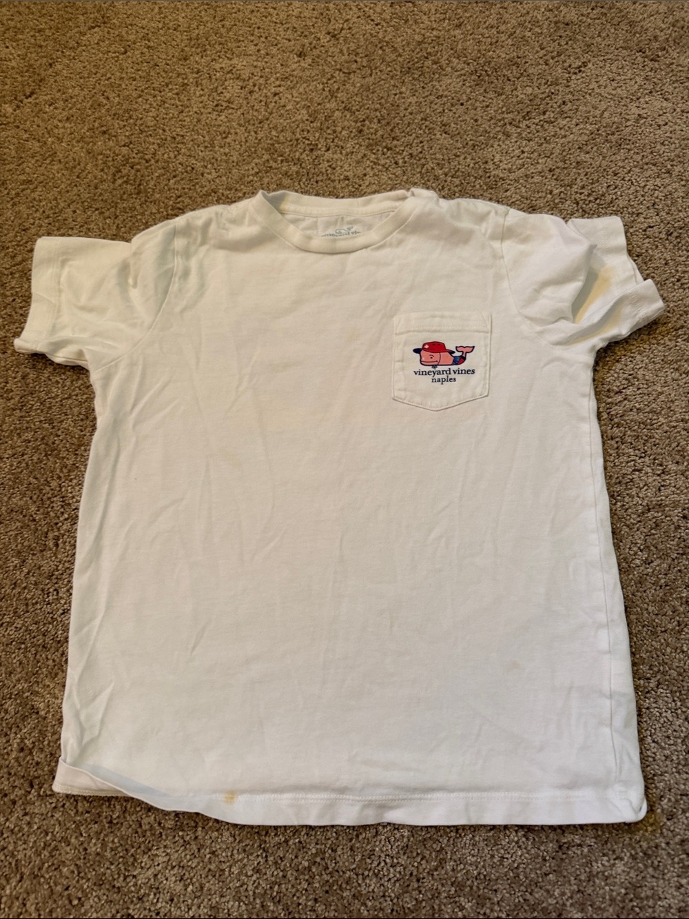 Vineyard Vines White Pocket T-Shirt - Kids